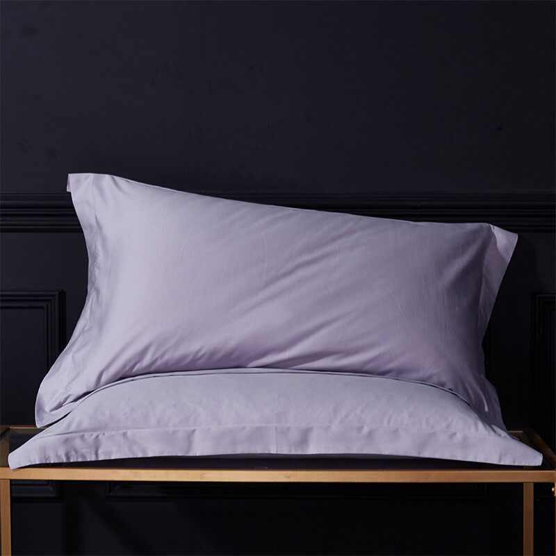 枕头套加大号棉酒店枕套纯棉加大乳胶枕50x90枕头套一对灰一对装5