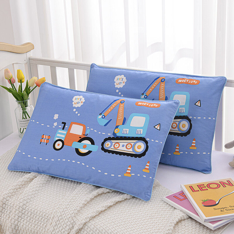 DZQ枕头套纯棉儿童枕套纯棉全棉乳胶枕头套单个装40×60可爱幼儿