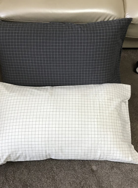 纯棉水洗棉特大号枕套6585/6090超大枕头套60x80/60x85/65x80cm小