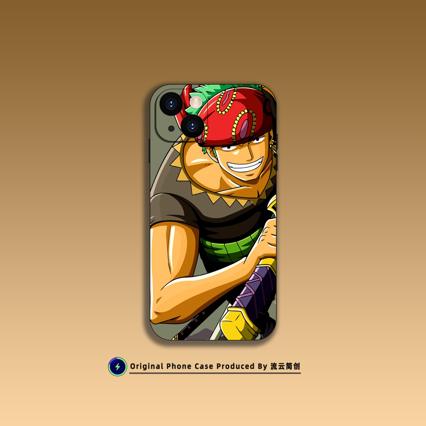 索隆海贼王手机壳适配苹果16小米15/14华为OPPO防摔硅胶VIVO红米K90磨砂磁吸iPhone17ProMax动漫二次元保护套