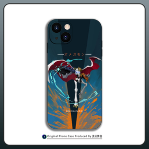 数码宝贝奥米加兽酷炫机甲磨砂硅胶手机壳同人周边适用于iPhone16苹果17ProMax小众动漫二次元防摔磁吸保护套
