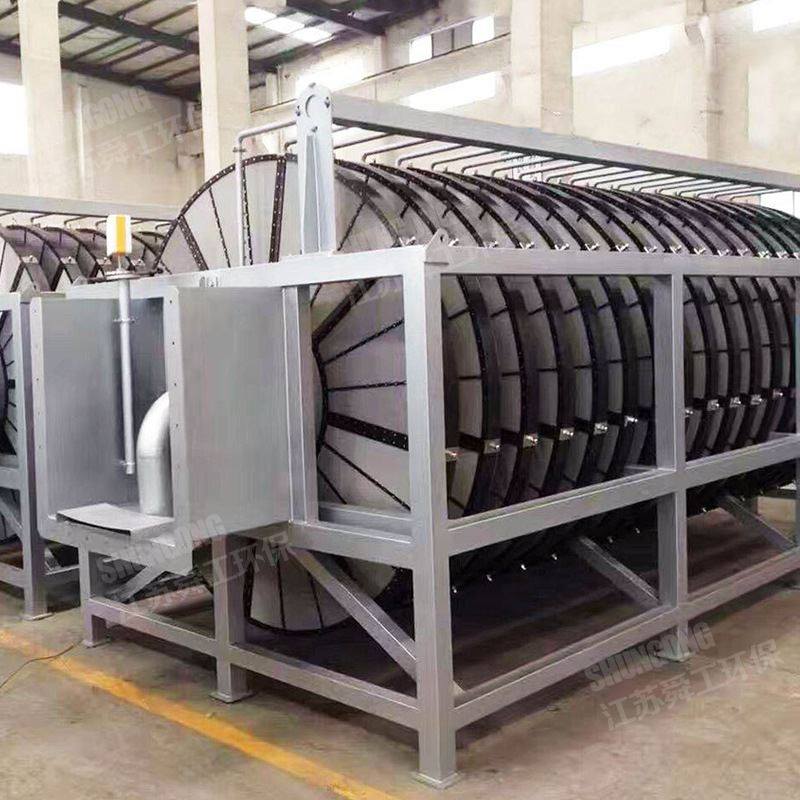 竖片式纤维盘过滤器 转盘过滤器 定盘过滤器 不锈钢滤布滤池