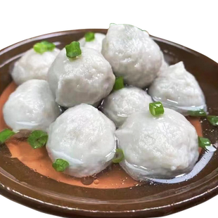 正宗手工猪肉丸子湖北特产手打肉丸子火锅食材瘦肉羹猪肉羹瘦肉丸