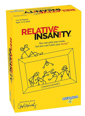 Relative Insanity英文桌游 休闲聚会桌游卡牌 牌桌疯狂派对桌游
