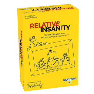 Relative Insanity英文桌游 休闲聚会桌游卡牌 牌桌疯狂派对桌游