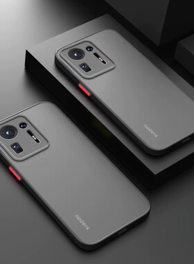 适用小米mix4手机壳新款超薄XiaomiMIX3磨砂保护套简约防摔个性MIUI镜头全包商务高级感男女外壳mis黑色潮牌