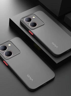 适用vivoY78手机壳新款y77磨砂半透明y76s超薄vivo硅胶保护y52s男女简约全包亲肤防摔y78+简约大方潮流个性潮