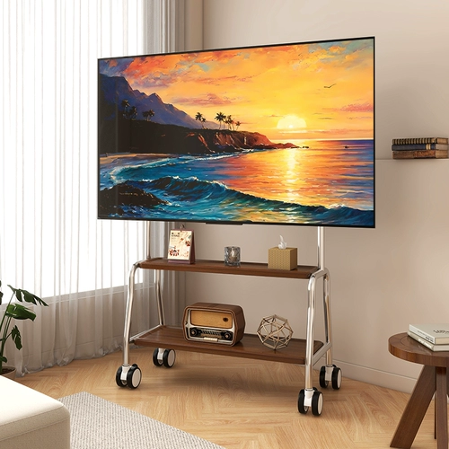 Телевизор из нержавеющей стали, трубка, универсальная тележка для спальни, 75 дюймов