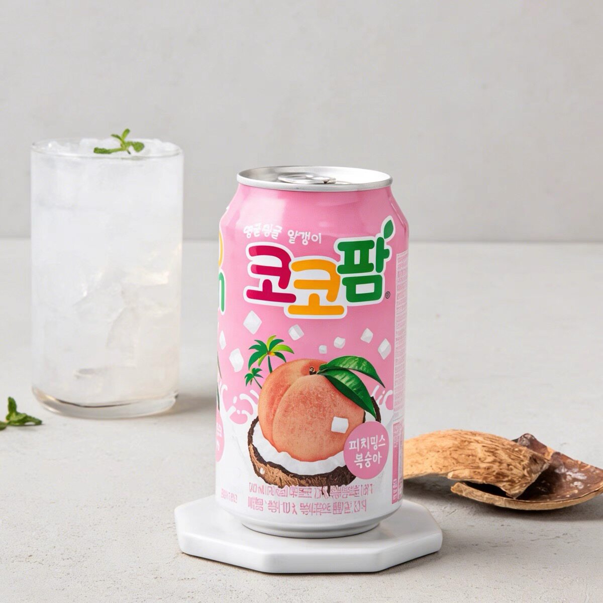 韩国进口海太椰果酸奶味桃子味饮料韩国便利店同款果汁饮料
