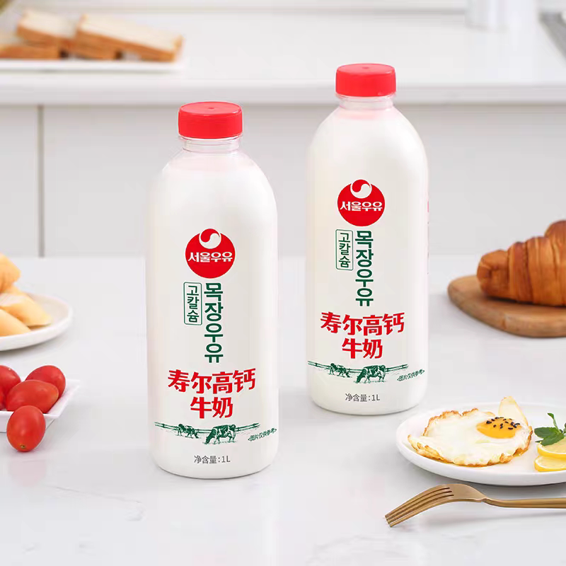 韩国原装进口寿尔高钙牛奶低温鲜牛奶