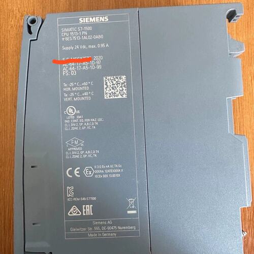 SIMATIC S7-1500 PLC，型号CPU 1（议价）