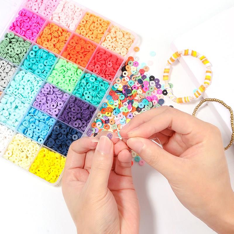 800- 4800pc/sBox PolymerClay B eadsfoQEYr Jewelry Making Acc