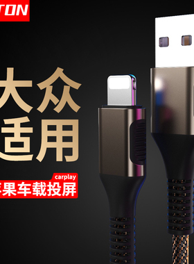 井拓 适用大众帕萨特途岳TROC车载连接线苹果迈腾途观L CARPLAY投屏导航iPhone地图汽车手机互联数据线2020款