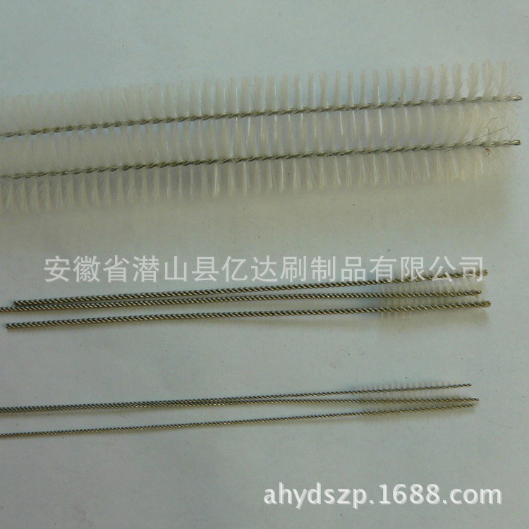 吸管刷不锈钢毛刷 奶瓶吸管刷导管刷水杯婴儿尼龙试管刷