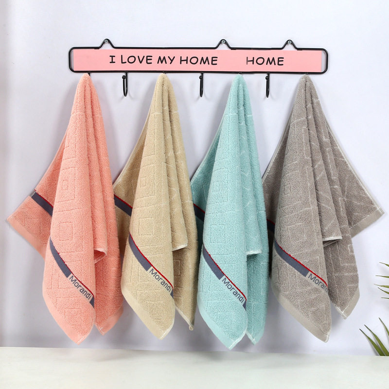 毛巾棉成人家用柔软酒店宾馆礼品吸水美容院字母断档毛巾