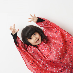 新款 厂家直销 日韩男女儿童雨衣轻薄斗篷宝宝蝙蝠雨披