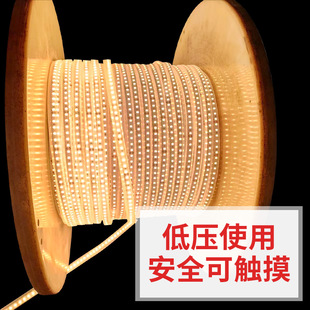 户外防水线性柔性硅胶灯带led条自粘家用灯条线型2835灯带室内