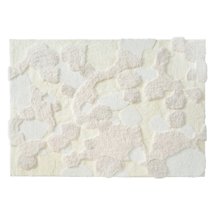 地毯客厅茶几毯卧室床边ins风法式奶油轻奢高级感白色长毛绒地垫