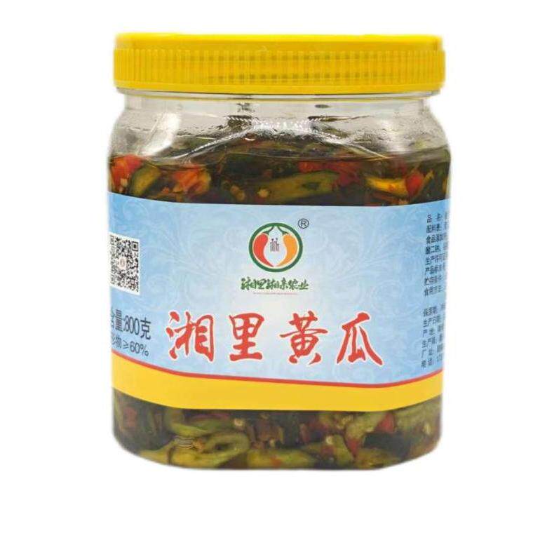 湖南农家自制土特产 即食腌泡咸菜 香辣下饭菜 湘里黄瓜800g
