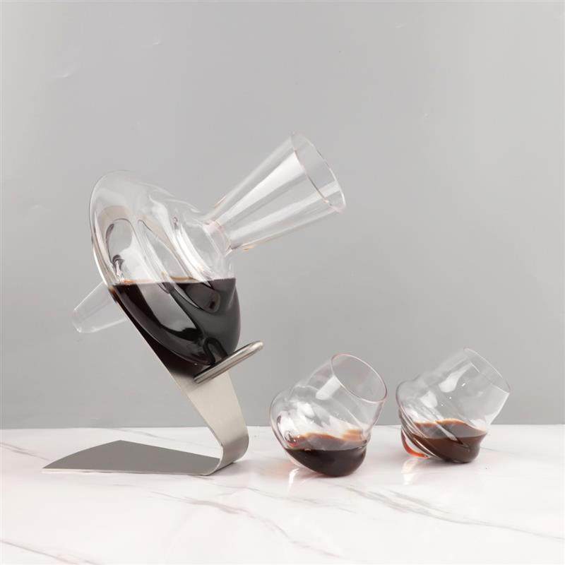 轻奢风创意透明玻璃酒杯醒酒器摆件酒店餐厅吧台样板房家居装饰品,特色手工艺,其他特色工艺品,淘宝优惠券,粉丝福利购,淘宝优惠卷