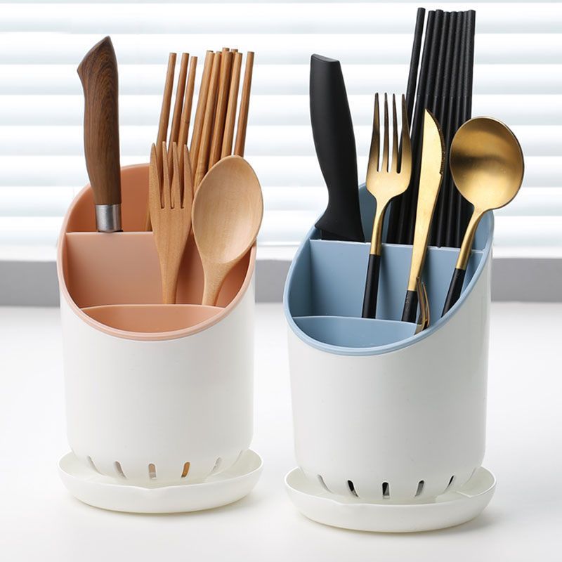 家用筷子架勺子置物收纳架塑料筷子筒厨房餐具无品牌/无注册商标