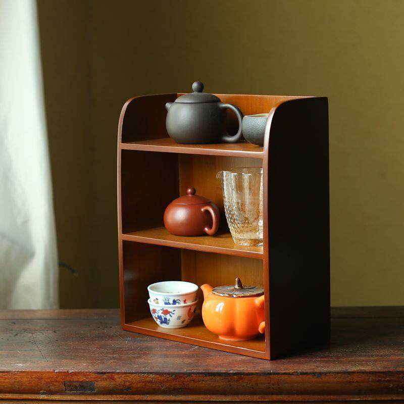竹制茶道置物架茶器茶具展示收纳架多宝格茶棚博古架桌面整理收纳,住宅家具,多宝格/博古架,淘宝优惠券,粉丝福利购,淘宝优惠卷
