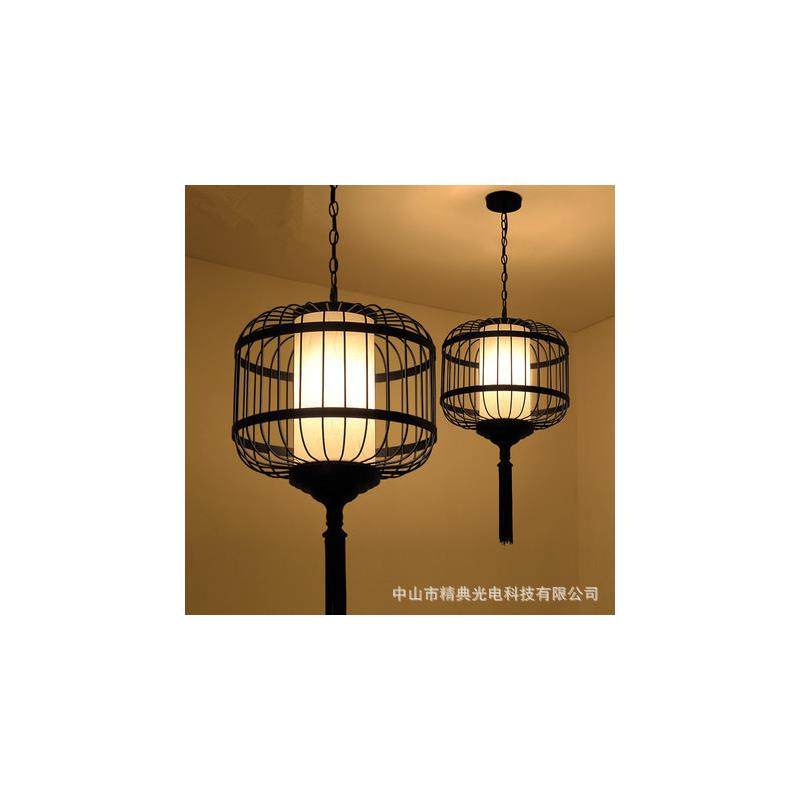 精典中式鸟笼吊灯美式铁艺创意复古茶楼餐厅会所展厅灯笼设计款,家装灯饰光源,客厅吊灯,淘宝优惠券,粉丝福利购,淘宝优惠卷
