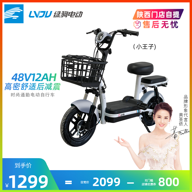 【门店自提】绿驹成人48v电动自行车