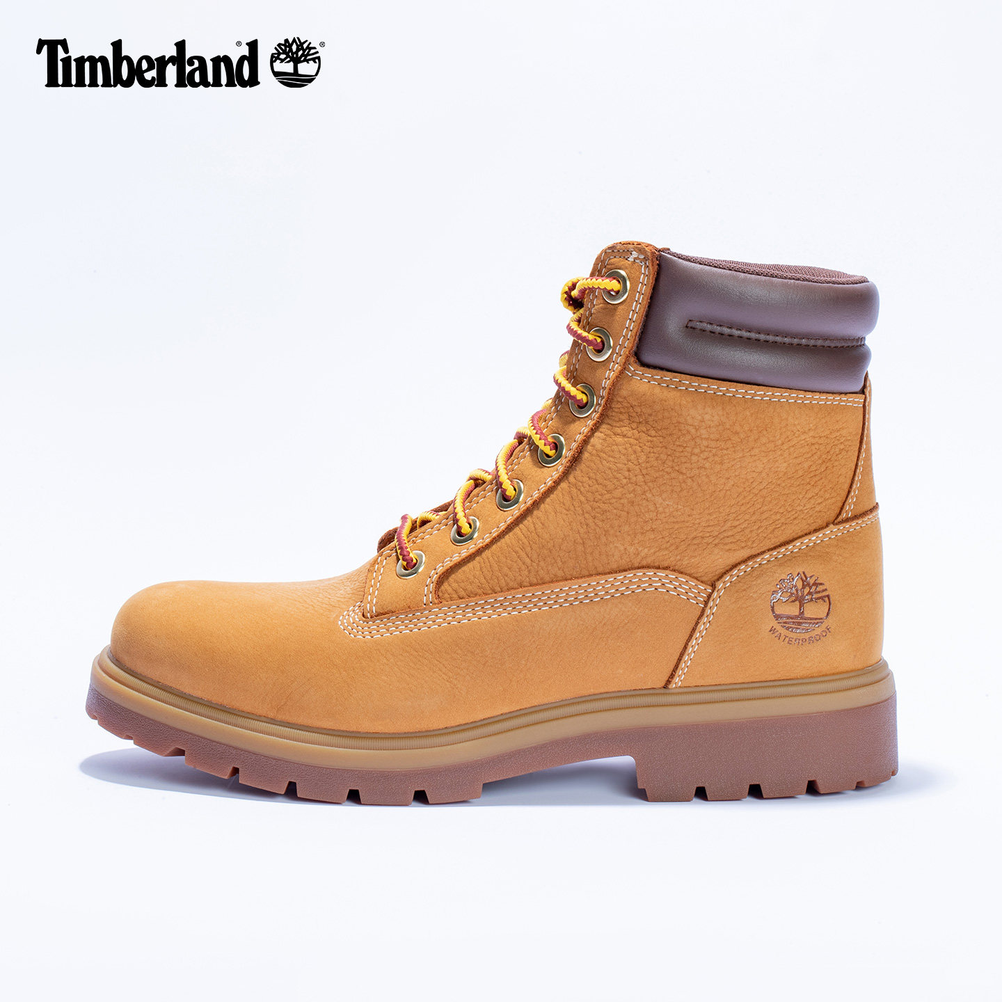 添柏岚男靴透气耐磨休闲大黄靴