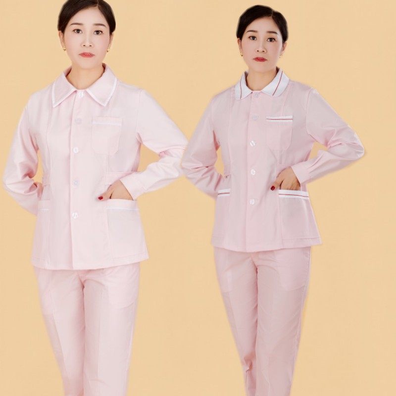 粉蓝护士服冬长袖口腔产后修复月嫂月子中心护理上下分体两件套装,女装/女士精品,医护制服,淘宝优惠券,粉丝福利购,淘宝优惠卷