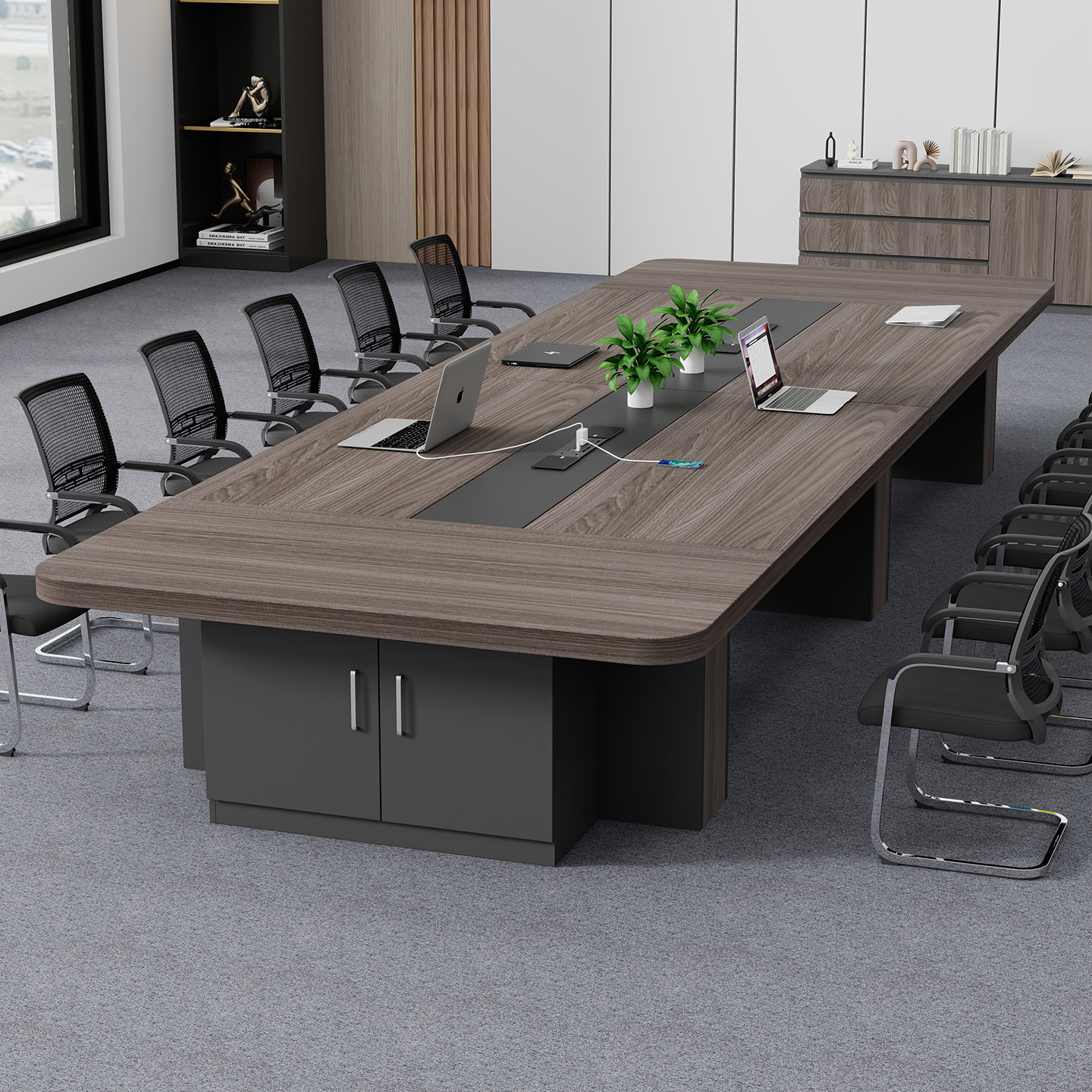 [热销第1名]实木会议桌办公桌椅