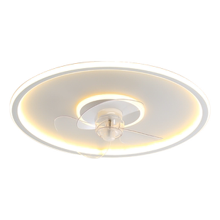 包安装吸顶风扇灯2025新款云朵房间现代简约节能一体儿童房卧室灯