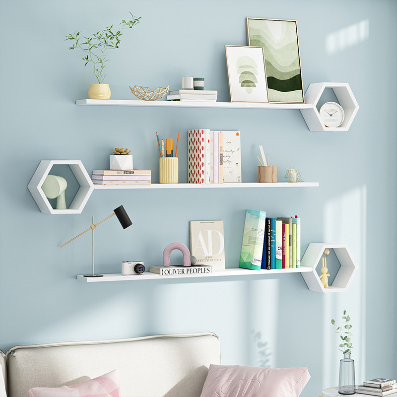 墙上置物架墙壁挂餐厅沙发客厅卧室背景墙面装饰创意挂墙壁柜书架