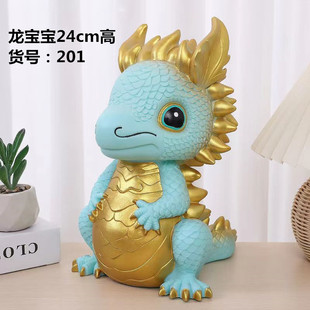 龙宝宝手工石膏娃娃儿童存钱罐2023年新款石膏模具乳胶模具摆摊