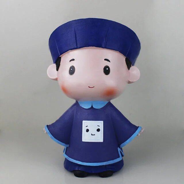 22cm高僵尸小鱼石膏娃娃模具卡通新款乳胶手工制作diy彩绘像硅胶