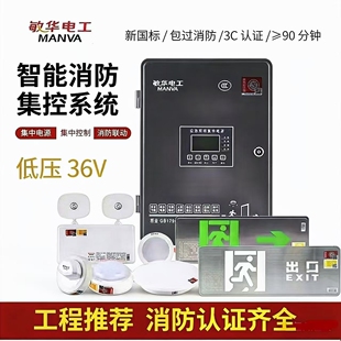 敏华劳士拿斯特新国标智能A型36V消防应急照明疏散指示集中电源
