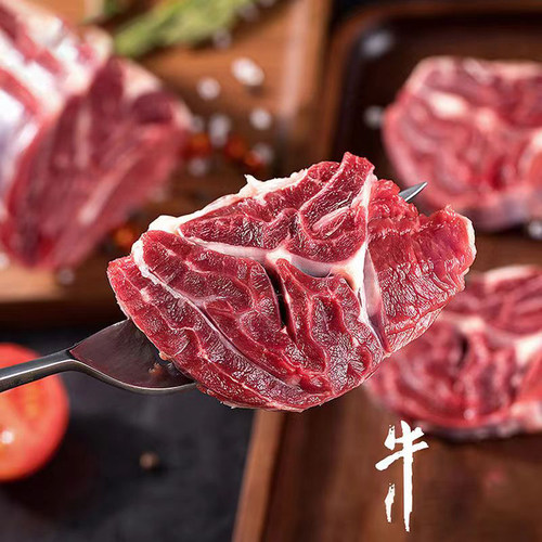 生鲜国产1000g原切金钱腱食牪