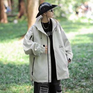 连帽冲锋衣潮牌外套休闲上衣Y03图片