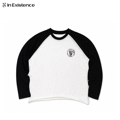 IN EXISTENCE存世26FW「MIA SAN MIA」拼色印花复古插肩长袖