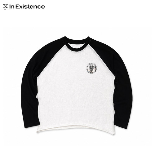 IN EXISTENCE存世26FW「MIA SAN MIA」拼色印花复古插肩长袖