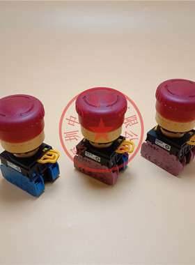 全新原装IDEC和泉带灯急停按钮开关YW1L-V4E20 02 11Q4R QM3R Q0R