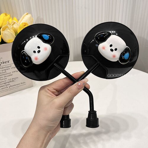 电瓶车反光镜倒车镜大视野可爱