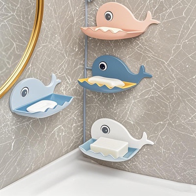 肥皂盒家用免打孔壁挂式双层沥水