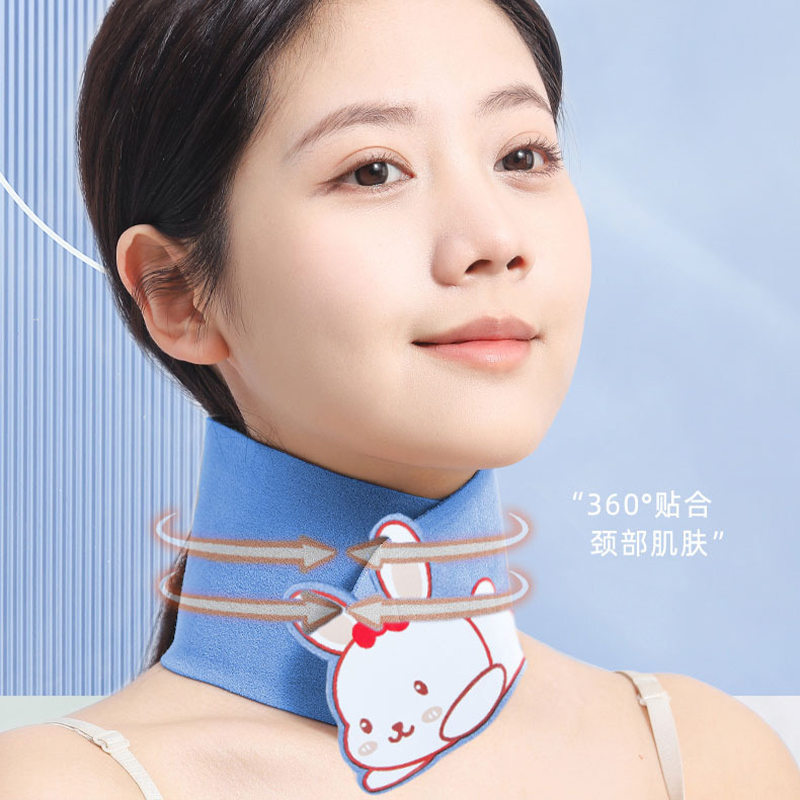 颈膜固定带可水洗颈部护理敷脖子硅胶绷带颈纹贴凝胶护颈脖套克星