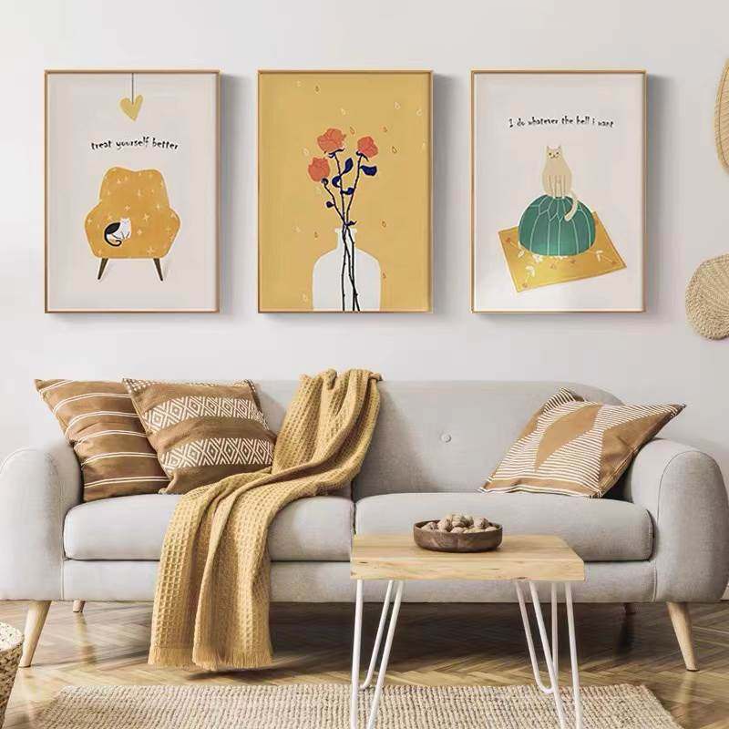 现代清新风景客厅挂画沙发背景墙餐厅壁画北欧ins卧室床头装饰画,家居饰品,现代装饰画,淘宝优惠券,粉丝福利购,淘宝优惠卷