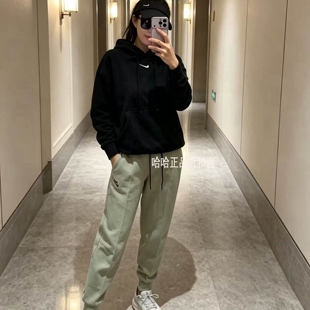 Nike耐克经典秋冬Oversize运动休闲刺绣宽松加绒保暖连帽套头卫衣