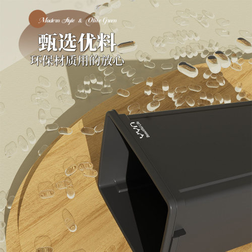 爆款新款家用无盖垃圾桶
