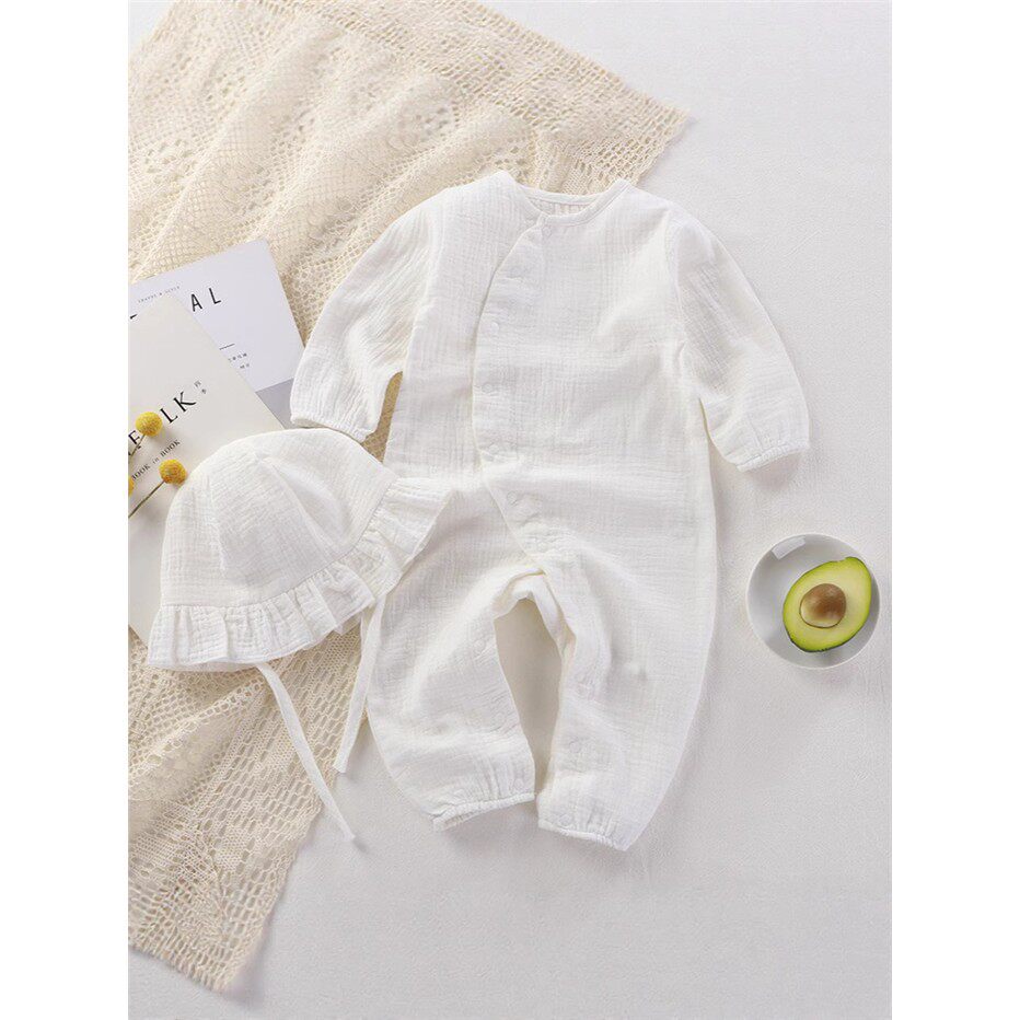 婴儿春秋新款爬服新生儿
