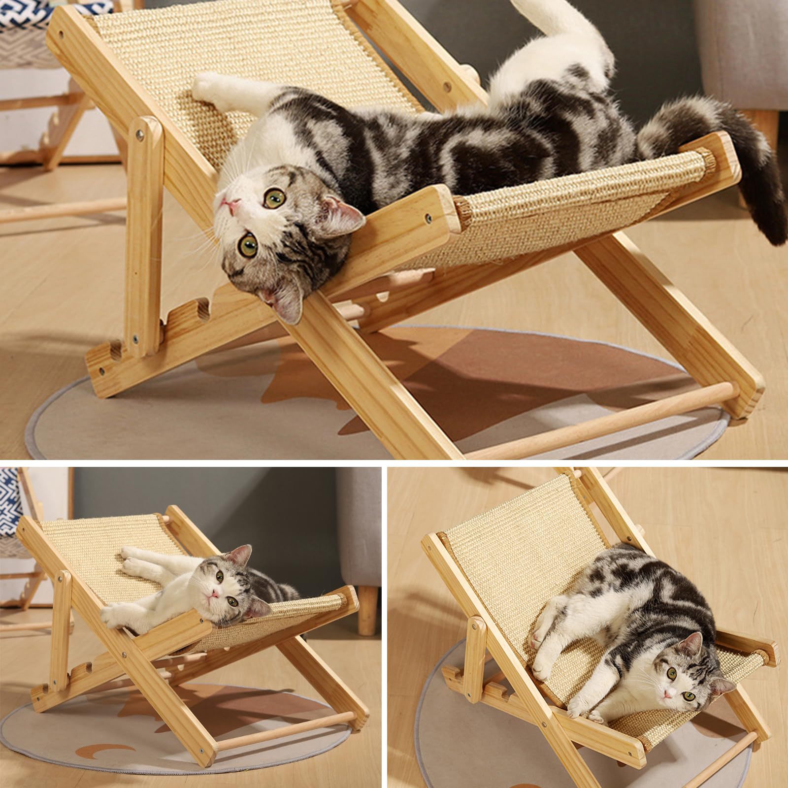 猫抓板剑麻猫躺椅猫咪睡