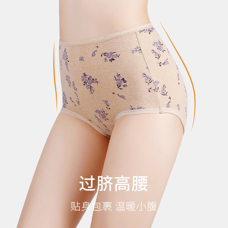中老年内裤女士棉质高腰